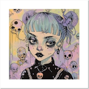 Pastel Goth Posters and Art